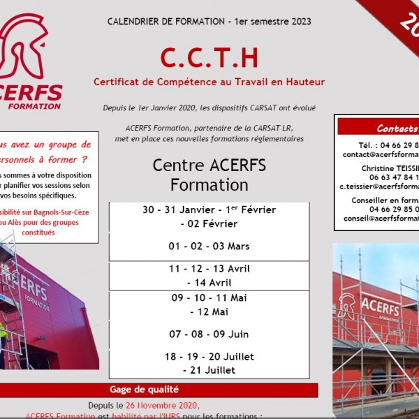 S1 - Calendrier CCTH Pasi 2023